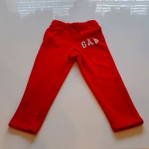 Gap Red Fleece Sweatpants size 5